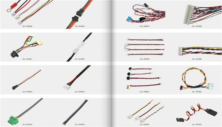 2pin 600mm Length Molex 5264 PCB Board Male Wire Harness
